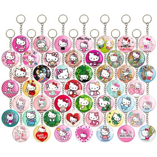 جاکلیدی خندالو مدل هلو کیتی Hello Kitty کد 55 مجموعه 50 عددی